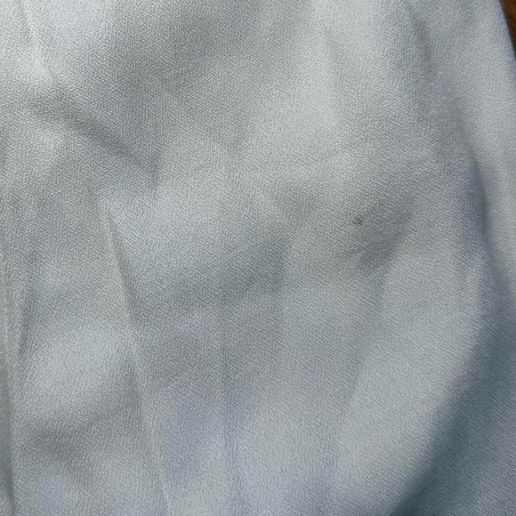 Vintage Made in USA Ivory Short Sleeve Button-Up Dress - Picture 6 of 7